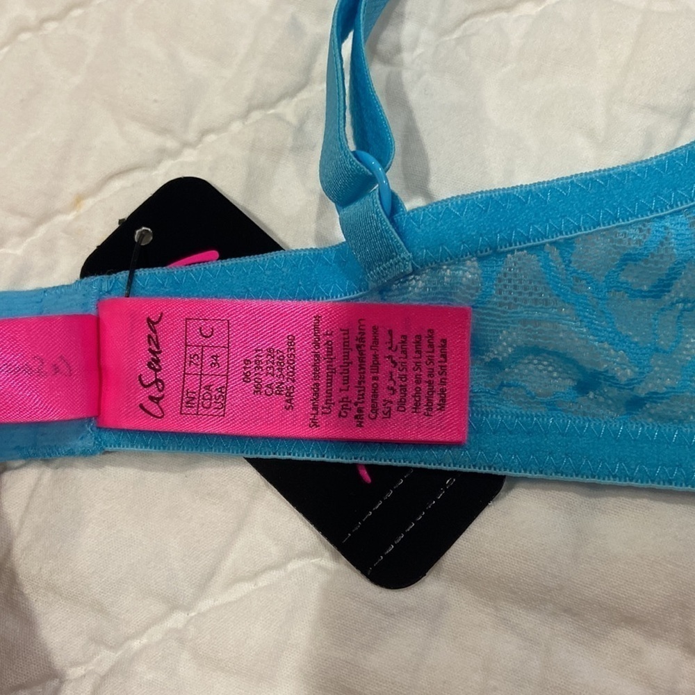LASENZA bra size 34C. NWT blue. - Picture 6 of 8